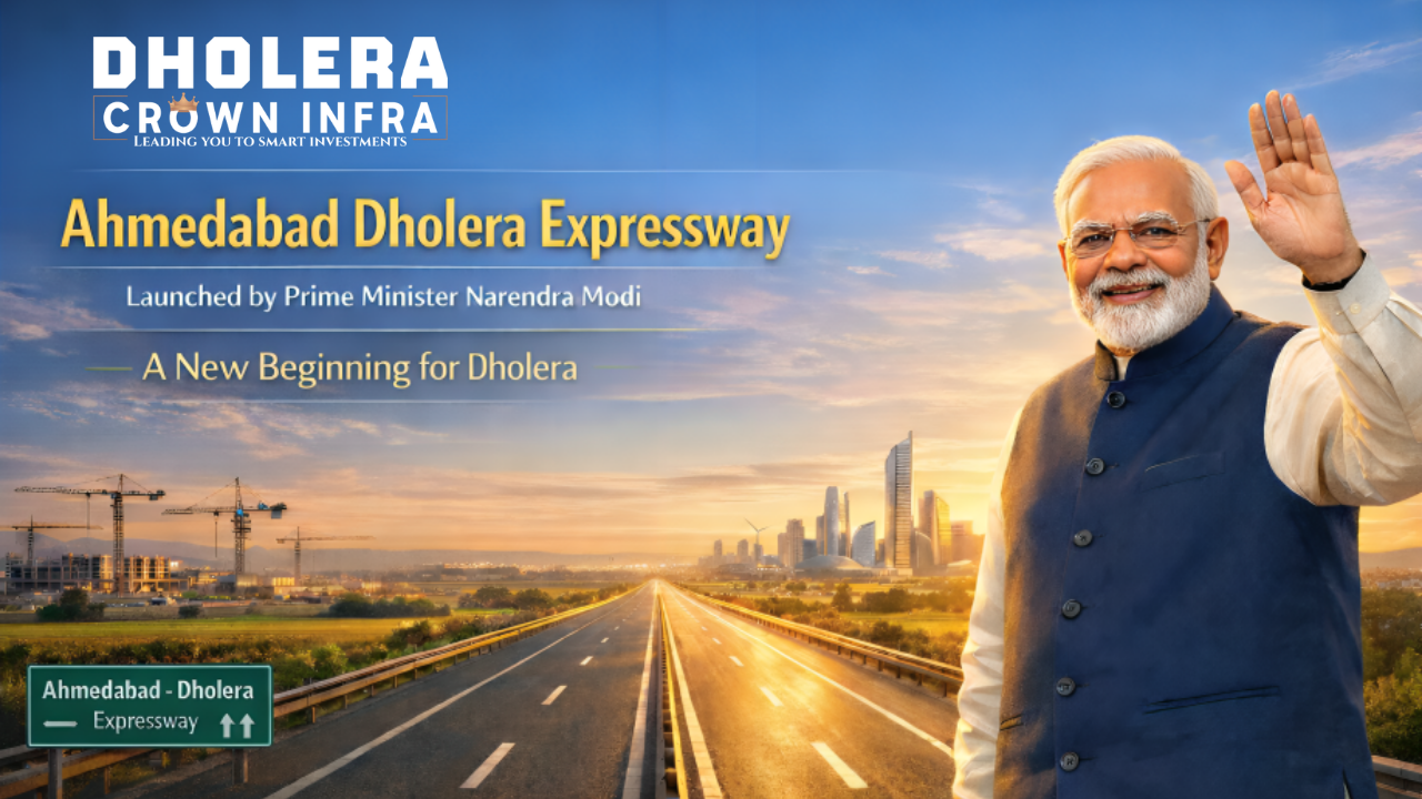 Ahmedabad-Dholera Expressway Launched by PM Narendra Modi on March 31 - Crown infra
